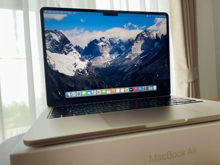 Apple แมค โอเอส 16 กิกะไบต์ อื่นๆ ใช่ Macbook Air M2 Ram 16 SSD 512 ประกันถึง June 2026