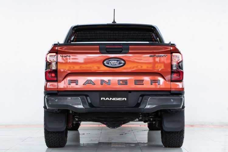 Ford Ranger 2022 2.0 Hi-Rider Sport Pickup ดีเซล ไม่ติดแก๊ส เกียร์อัตโนมัติ ส้ม รูปที่ 3
