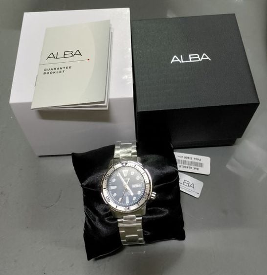 น้ำเงิน นาฬิกา Alba mini Tuna  Automatic  นาฬิกาญี่ปุ่น สแตนเลสแท้ทั้งเรือน