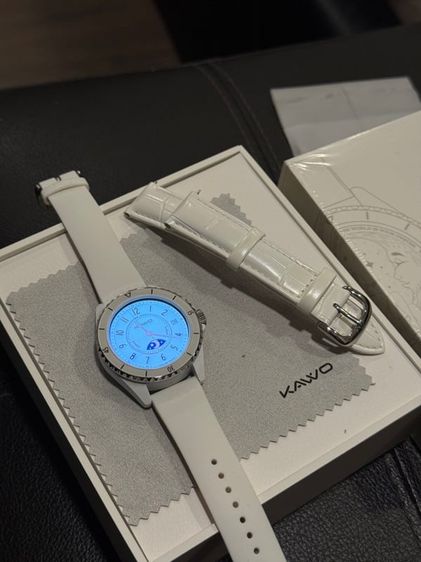 ขาว KAVVO OYSTER Mini นาฬิกา smart watch