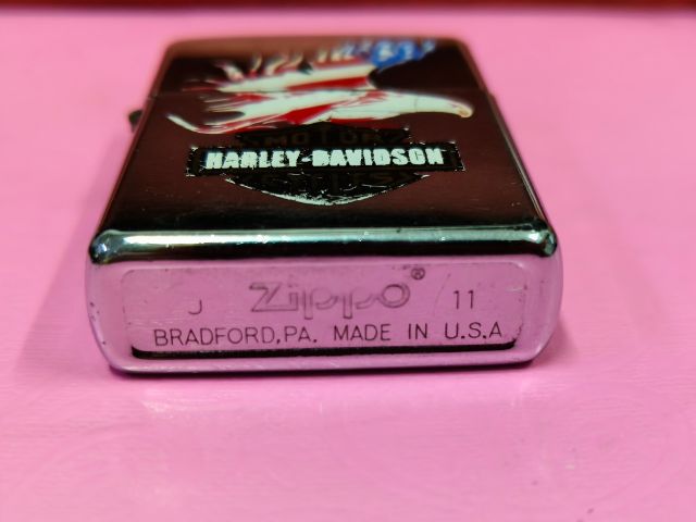 (6094) ไฟแช็ค Zippo 28082 Harley Davidson High Polish Chrome USA รูปที่ 3