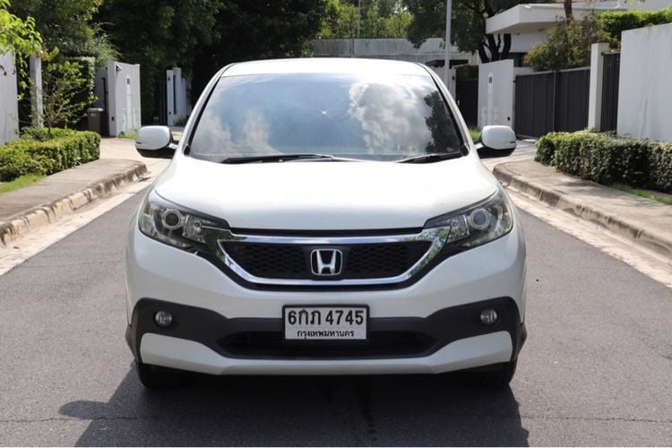 Honda CR-V 2014 2.0 S Utility-car เบนซิน ไม่ติดแก๊ส เกียร์อัตโนมัติ ขาว รูปที่ 1
