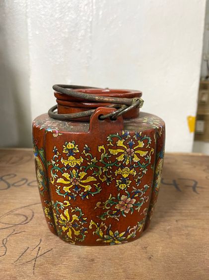 กาน้ำชาจีน เขียนลายมังกรสะสมA2 รูปที่ 5