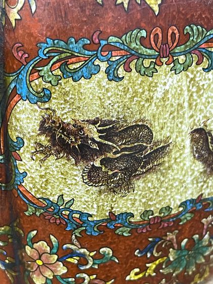 กาน้ำชาจีน เขียนลายมังกรสะสมA2 รูปที่ 3