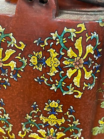 กาน้ำชาจีน เขียนลายนกไม้ สะสมA3 รูปที่ 7