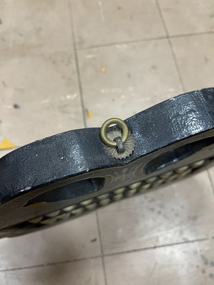 ลูกคิดจีน ทรงผีเสื้อ เขียนลายน้ำทองเก่าสะสมA3 รูปที่ 9