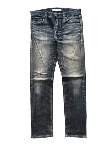 ขายกางเกง Uniqlo Skinny Fit (ผ้ายีนส์ยืดเฟด) เอว 32 ยาว 41 ปลายขา 7 นิ้ว สภาพดี