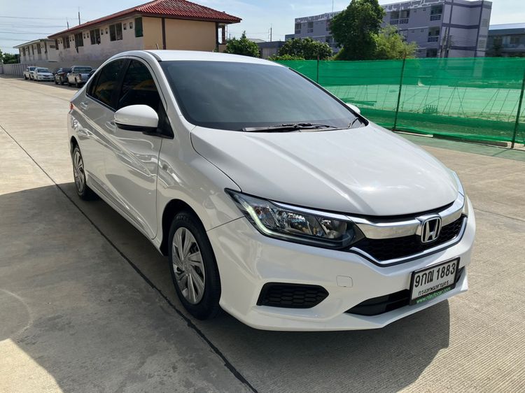 Honda City 2019 1.5 S Sedan เบนซิน ไม่ติดแก๊ส เกียร์อัตโนมัติ ขาว รูปที่ 1