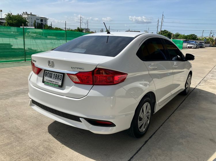 Honda City 2019 1.5 S Sedan เบนซิน ไม่ติดแก๊ส เกียร์อัตโนมัติ ขาว รูปที่ 4
