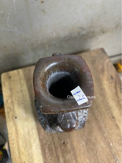 แจกัน แกะสลักสะสม รูปที่ 15