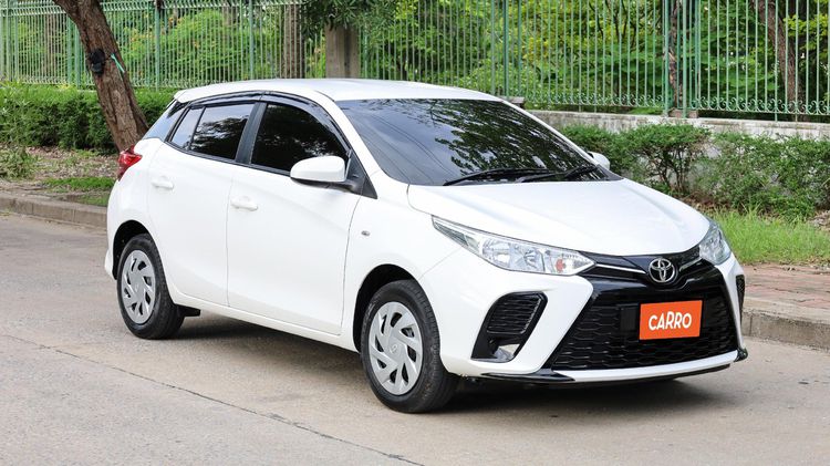 Toyota Yaris 2022 1.2 Entry Sedan เบนซิน ไม่ติดแก๊ส เกียร์อัตโนมัติ ขาว