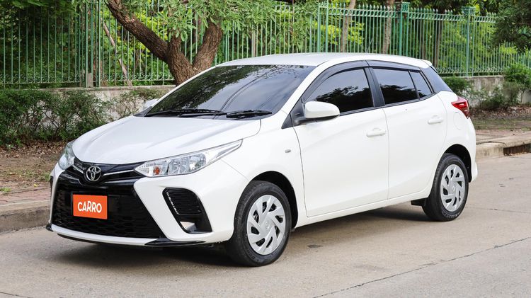 Toyota Yaris 2022 1.2 Entry Sedan เบนซิน ไม่ติดแก๊ส เกียร์อัตโนมัติ ขาว รูปที่ 3
