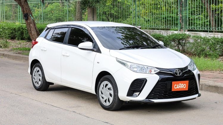 Toyota Yaris 2022 1.2 Entry Sedan เบนซิน ไม่ติดแก๊ส เกียร์อัตโนมัติ ขาว รูปที่ 1