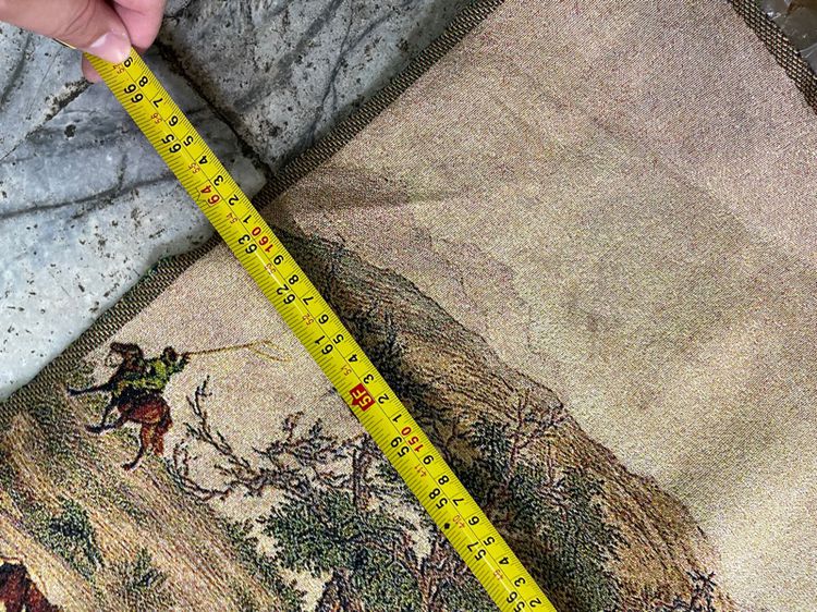 ภาพปัก ม้าป่า ผืนยาวสะสม รูปที่ 6