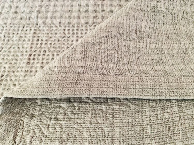 ผ้าห่ม (แบบบาง) ขนาด 4.5-5ฟุต เอิร์ธโทนสีเทาลายตารางกราฟฟิก (สภาพใหม่) มือสองสภาพดี สินค้าญี่ปุ่น-เกาหลีแท้ รูปที่ 11