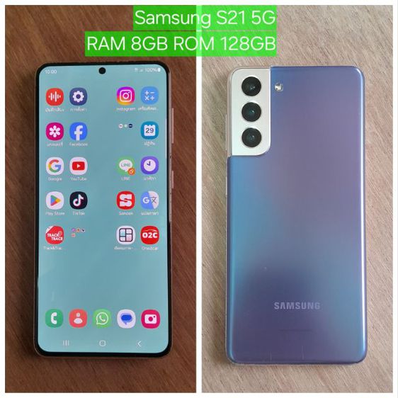 Galaxy S21 128 GB Samsung S21 5G RAM 8GB ROM 128GB เครื่องศูนย์ Samsung Thailand