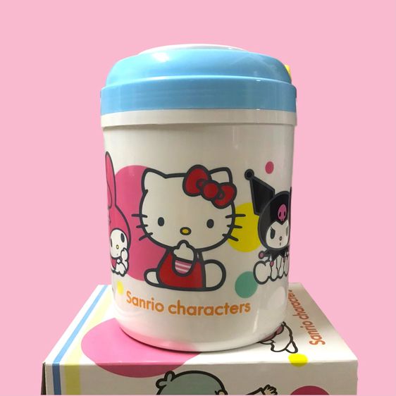 ถุงเเละกล่องใส่อาหาร Sanrio Hello Kitty กระติกใส่นำ้ ขนาด 3 ลิตร สินค้าพรีเมียม 7