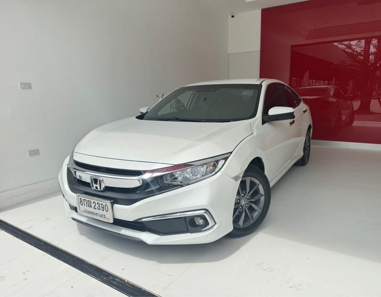 Honda Civic 2019 1.8 EL i-VTEC Sedan เบนซิน ไม่ติดแก๊ส เกียร์อัตโนมัติ ขาว รูปที่ 1