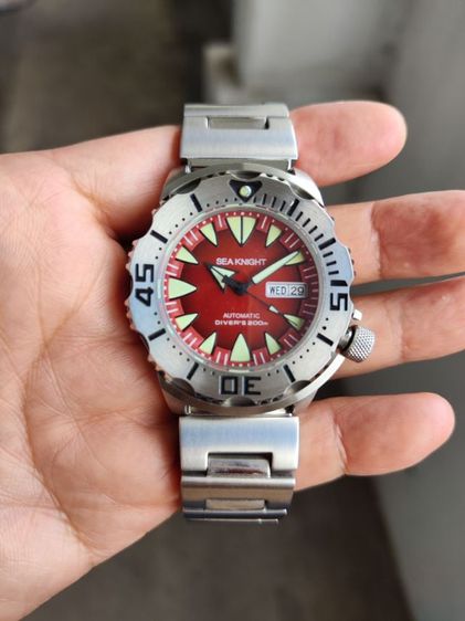 Seiko เงิน ขาย Sea knight Monster Dive Watch Watches 200M Water 