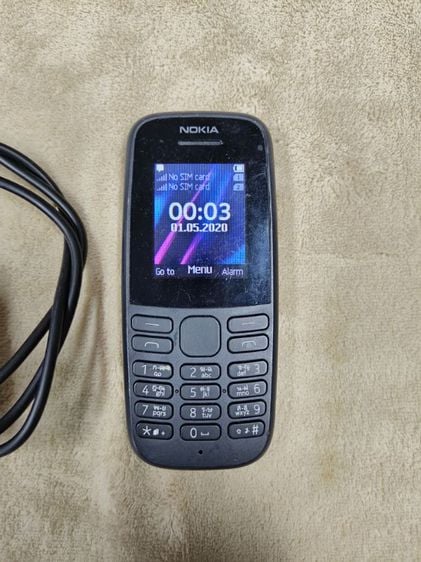 น้อยกว่า 8 GB Nokia TA-1174
โทรศัพท์ปุ่มกด ใช้งานปกติ

