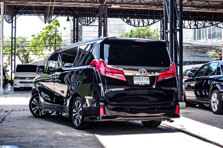 Toyota Alphard 2019 2.5 S C-Package Utility-car เบนซิน ไม่ติดแก๊ส เกียร์อัตโนมัติ ดำ รูปที่ 3