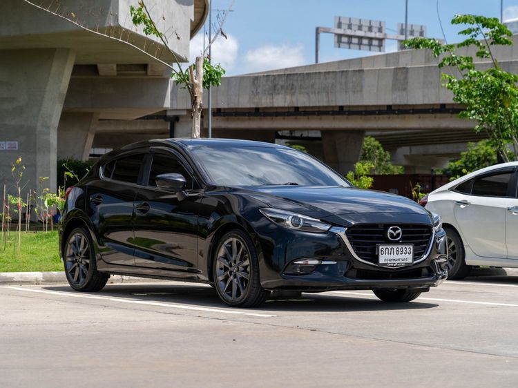 Mazda Mazda3 2017 2.0 S Sports Sedan เบนซิน ไม่ติดแก๊ส เกียร์อัตโนมัติ ดำ