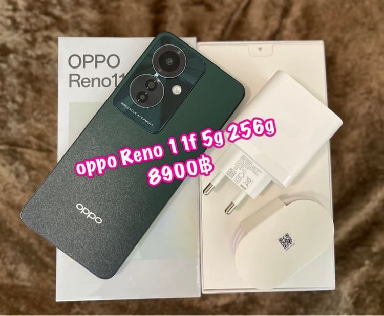 อื่นๆ 256 GB Oppo Reno 11 f 5g Ram8 Rom256gbขนาดจอ6.7นิ้ว  กล้องหน้า32mp กล้องหลัง64Mpความจุแบต5000mAh((รับแลกรับเทิร์นทุกรุ่นค่ะ)