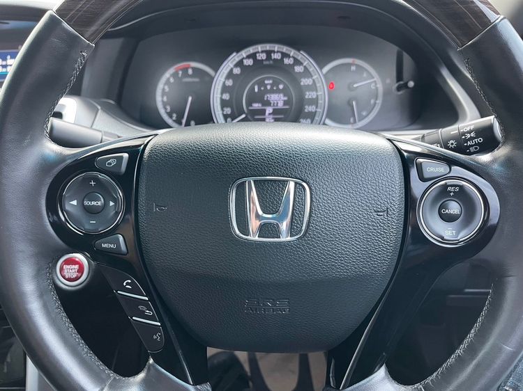 Honda Accord 2018 2.0 EL Sedan เบนซิน ไม่ติดแก๊ส เกียร์อัตโนมัติ ขาว รูปที่ 3