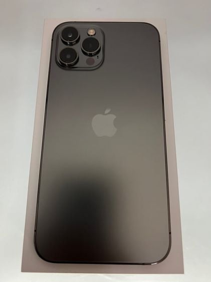 ขาย iPhone 12 Pro Max 128gb สีดำ ศูนย์ไทย สภาพสวย จอสวย จอแท้ แบตแท้ สแกนใบหน้าได้ รีเซ็ตได้ ไม่ติดไอคราว ใช้งานดี ปกติทุกอย่าง อุปกรณ์ครบ 