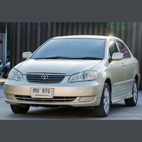 Toyota Altis 2005 1.6 E Sedan เบนซิน ไม่ติดแก๊ส เกียร์อัตโนมัติ บรอนซ์ทอง
