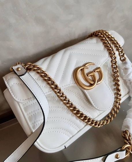 GUCCI MARMONT QUILTED SUPER LARGE LEATHET BAG รูปที่ 8