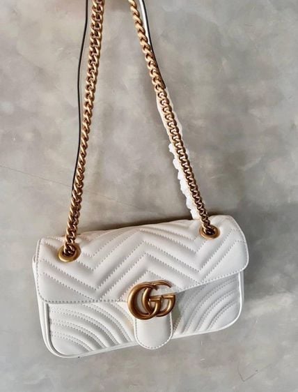 GUCCI MARMONT QUILTED SUPER LARGE LEATHET BAG รูปที่ 4