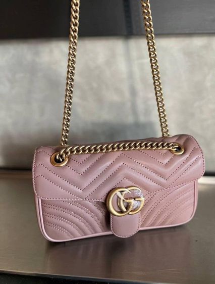 GUCCI MARMONT QUILTED SUPER LARGE LEATHER BAG