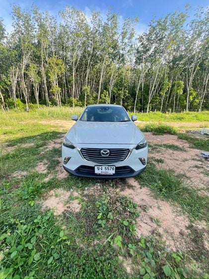 Mazda CX-3 2016 Sedan ดีเซล ไม่ติดแก๊ส เกียร์อัตโนมัติ ขาว