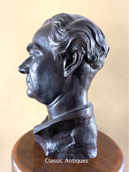 รูปปั้น อ.ศิลป์ พีระศรี ทองเหลือง องค์ใหญ่สะสม รูปที่ 3