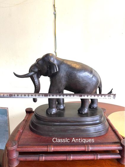 รูปปั้น ช้างทองเหลือง สะสม รูปที่ 11