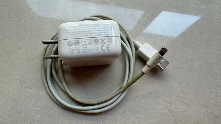 apple lightning cable (BELKIN) MFi แท้ พร่อม Adotor Apple 10W for iPad, iPhone