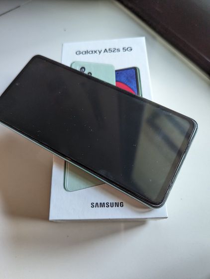 Galaxy A52s 128 GB Samsung A52s 5G สีเขียว สภาพดี ใช้งานได้ปกติ