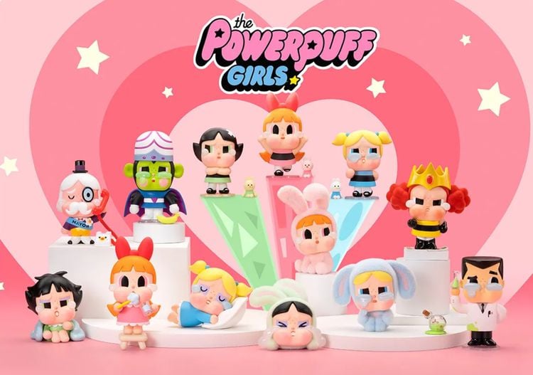 พร้อมส่ง art toy CRYBABY × Powerpuff Girls Series Figures