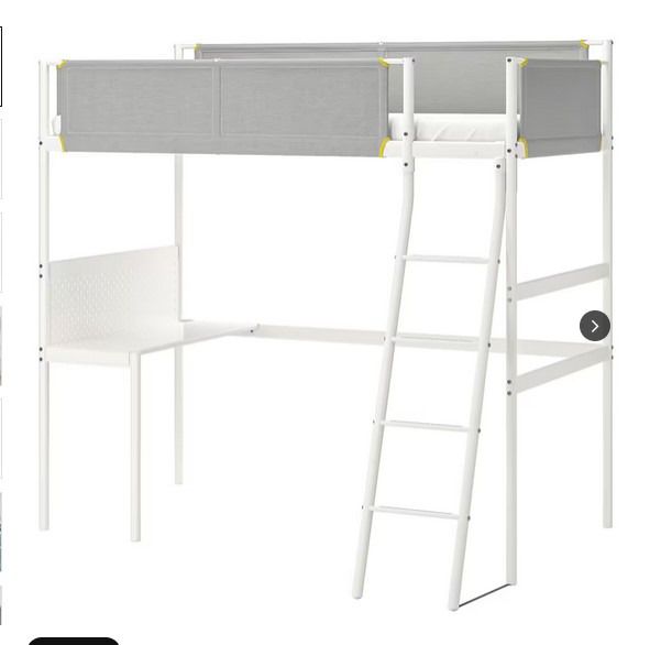 เตียงสองชั้น Vitval มือสองจาก Ikea  Children's Bunk Bed with Desk