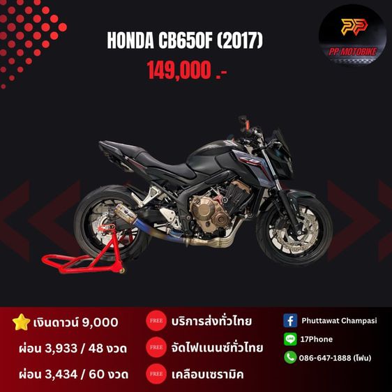 Honda CB650F (2017)