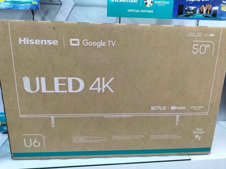HISENSE 50 นิ้ว (4K, Google TV) 50U6K
