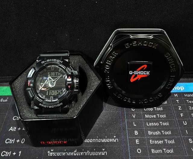 G-Shock ดำ นาฬิกา Casio G Shock รุ่นG MIX พร้อมกล่องเหล็ก