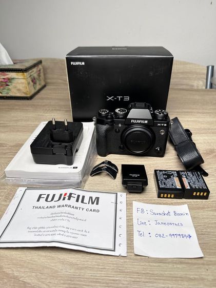 กล้องมิลเลอร์เลส ไม่กันน้ำ Fujifilm XT3  black