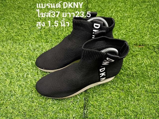 อื่นๆ รองเท้าบูท ผ้า UK 4.5 | EU 37 1/3 | US 6 ดำ DKNY มือสอง