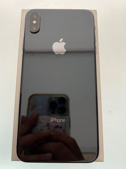 64 GB ขาย iPhone XS Max 64gb สีดำ ศูนย์ไทย th สภาพดี จอแท้ จอสวย แบตแท้ สแกนใบหน้าได้ รีเซ็ตได้ ไม่ติดไอคราว ใช้งานดี ปกติทุกอย่าง อุปกรณ์ ครบ 