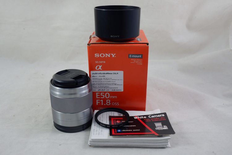 เลนส์ fixed Sony E 50F1.8 OSS 
