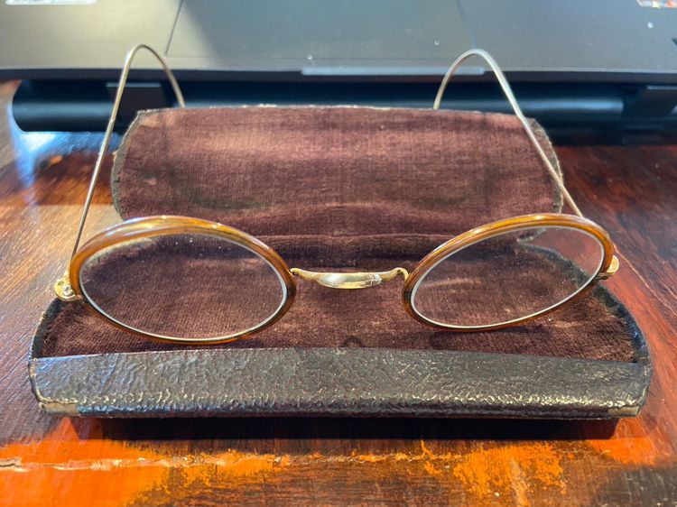Antique Hardy Eyeglasses Round Lens John Lennon Gold Filled