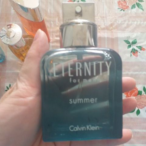 Calvin Klein Fragrance ชาย น้ำหอมแท้ราคาคุยกันได้ CK Calvin Klein eternity summer EDT 100ml 