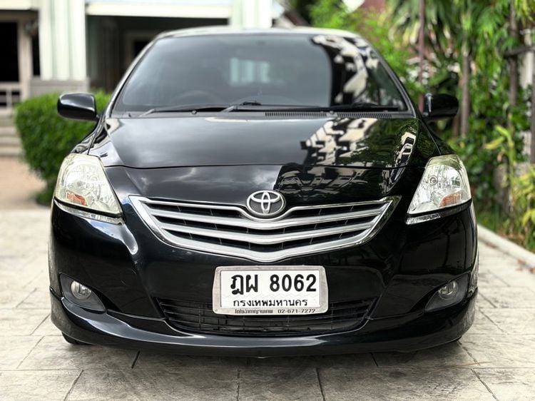 Toyota Vios 2010 Sedan เบนซิน ไม่ติดแก๊ส เกียร์อัตโนมัติ ดำ รูปที่ 2